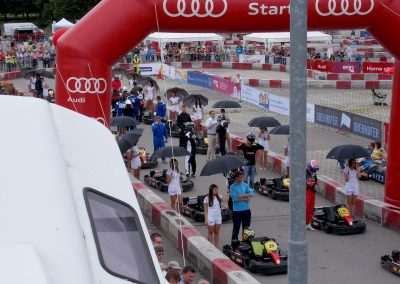 Die Roadyacht im VIP Bereich beim GP Kart Race in Ingolstadt