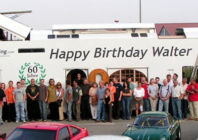 Roadyacht, mit dem Luxusbus zur besondere Location, Geschenk zum 60. Geburtstag